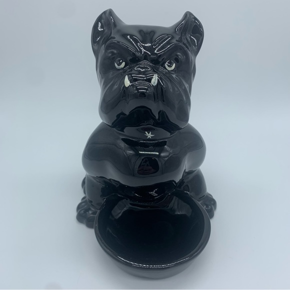 Vintage Ceramic Hickok Bulldog Wallet Change Trinket Dish Figurine - Picture 2 of 8